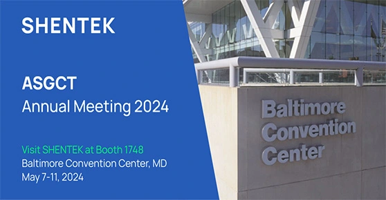 Past I SHENTEK invites you to join the ASGCT Annual Meeting 2024