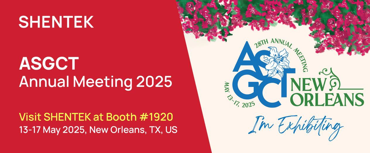 Upcoming I SHENTEK invites you to join the ASGCT Annual Meeting 2025